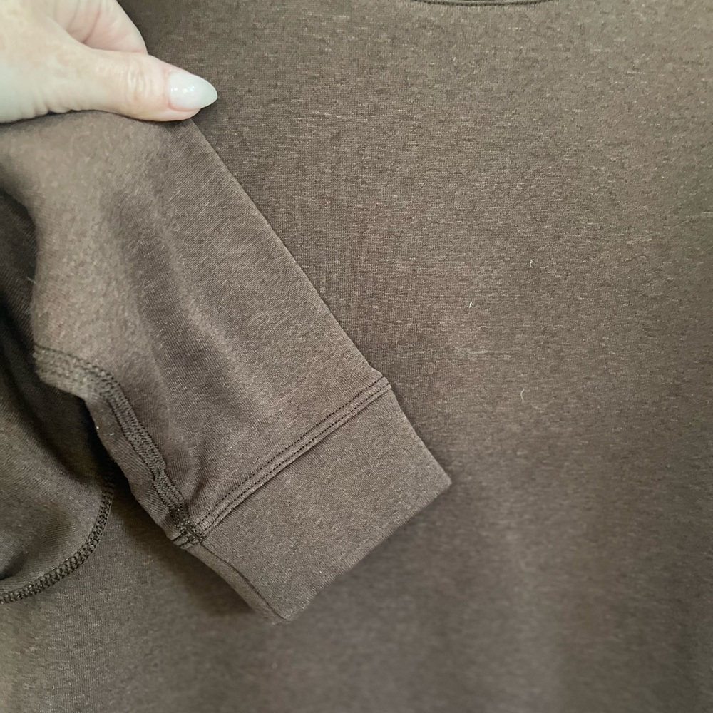 Nobull Performance Crew Mocha Sweatshirt Size Medium - Picture 5 of 6